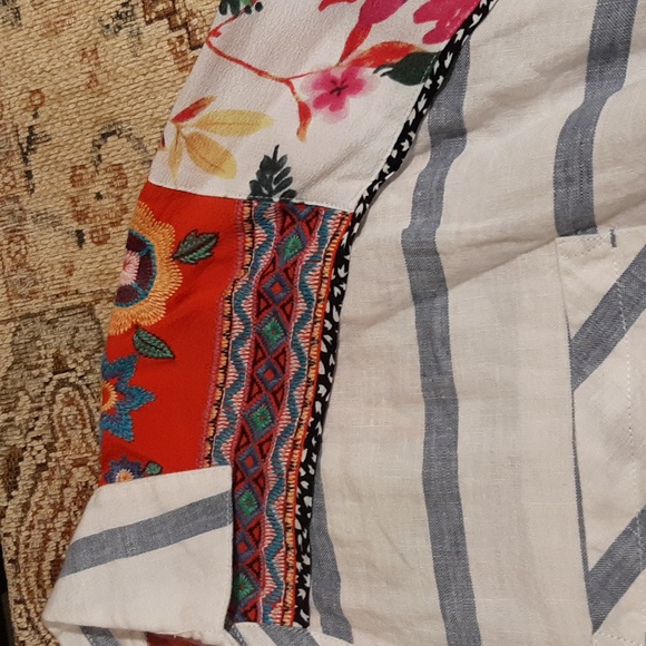 John Mark 100% Linen Tunic Top Size Small - Picture 10 of 12